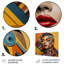 Creative Art Woman Fasion Portrait II - art mural mode en métal-2104679788