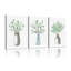 Ruffy 3 Piece Wrapped Canvas Print-881219630