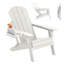 Ensemble de 4 chaises Adirondack réglables Hdpe-1664118202