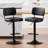 Adjustable Height 360° Swivel Bar Stools With Upholstered Backrest-47596052