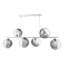 6 - Light Polished Chrome Kitchen Island Pendant