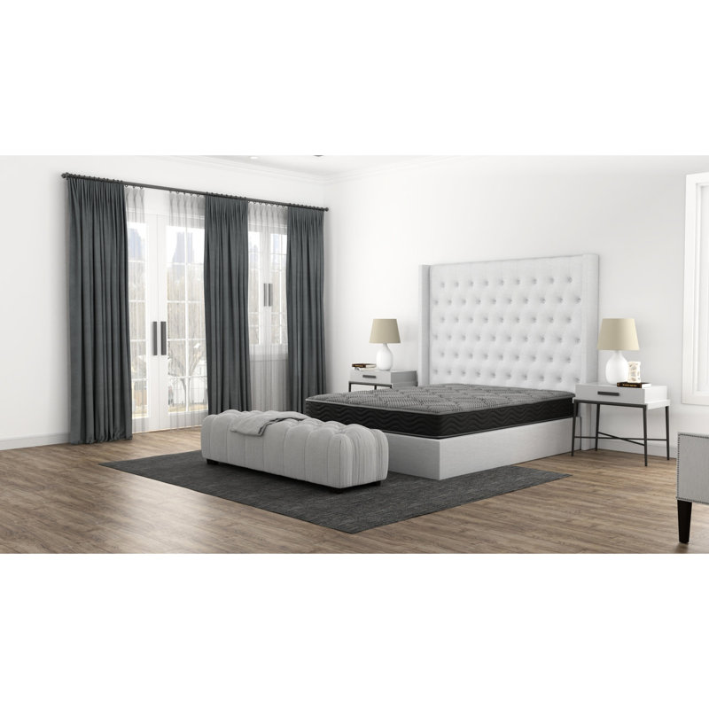 Matelas ferme grand de 8 po - Ressorts ensachés pour un sommeil profond et une expérience de sommeil optimale, Grand lit