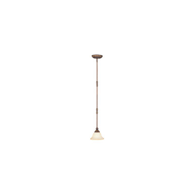 Luminaire suspendu conique à 1 lumière