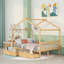 Lit double avec cadre de toit, lit plateforme, cadre de lit -764230216