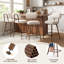 Upholstered Counter Stool with Metal Frame-437404461