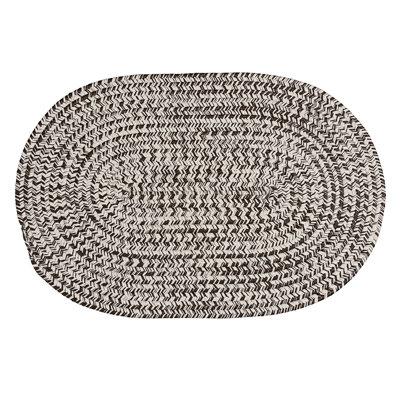 Traver Tweed Indoor/Outdoor Oval Door Mats