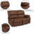 Arland Loveseat with Two Built-In Recliners