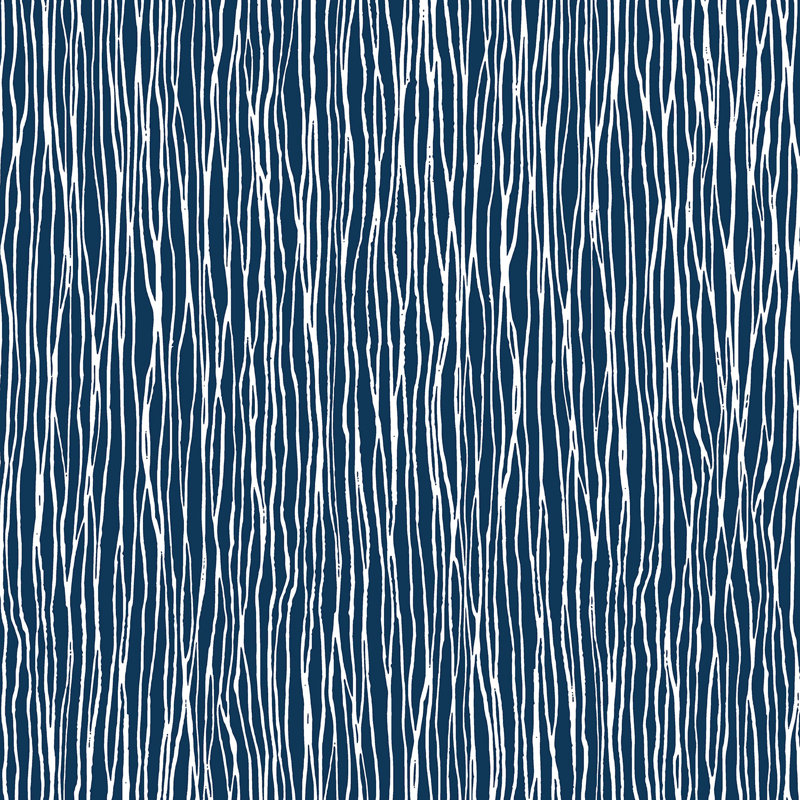 Rouleau de papier peint lisse L 33 pi x l 20,5 po Nevers, Bleu marine