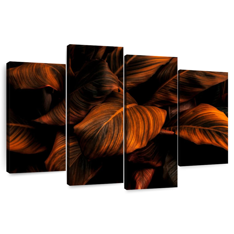 Harnek Bronze Toned Leaves