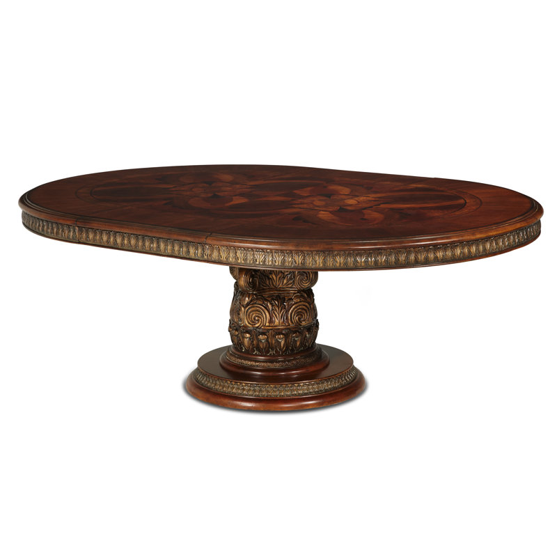 Villa Valencia Round Solid Wood Dining Table