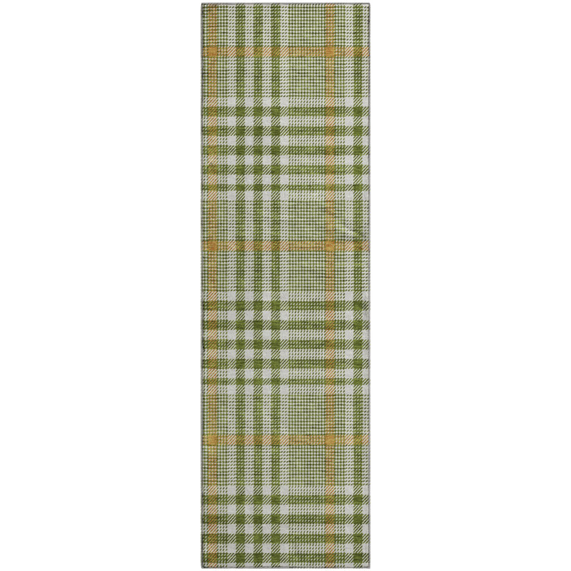 Tapis à carreaux Corry AMF1054 lavable à la machine de qualité supérieure, Tapis de couloir 2 pi 3 po x 7 pi 6 po