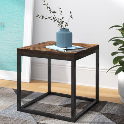 Galena Solid Wood Top End Table