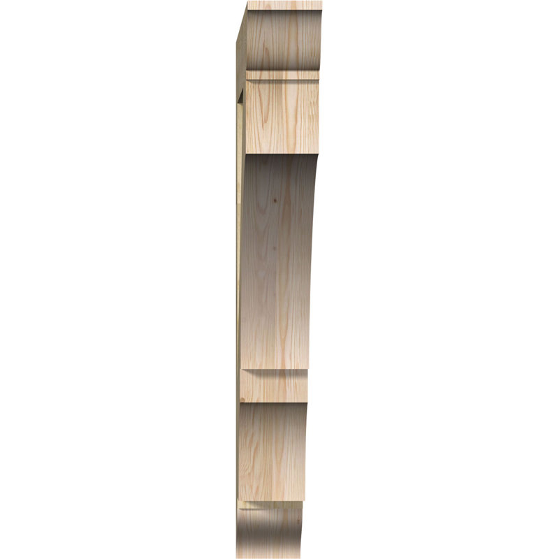 Support de sciage grossier traditionnel l 6 po x P 44 po x H 48 po, sapin Douglas, Sapin Douglas scié brut