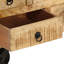Burkhalter Solid Wood Four Leg Coffee Table with Storage