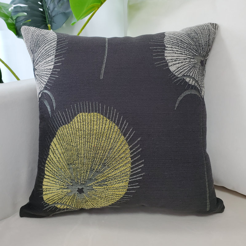 Ensemble de 2 taies d'oreiller Dandelion Flower, Moutarde