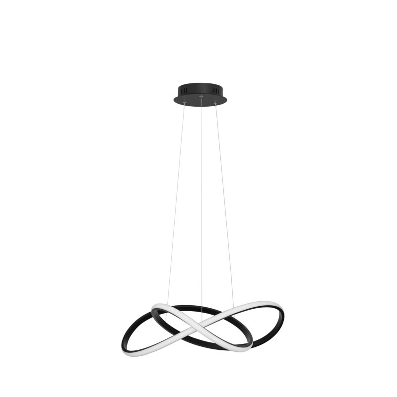 1 - Light Black LED Unique/Statement Pendant