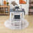 Llayton 3-Piece Counter Height Dining Set, Wood Table with 2 Upholstered Chairs-394713115