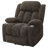Beca Dark Brown Upholstered Power Lift Recliner Chair-1458763981