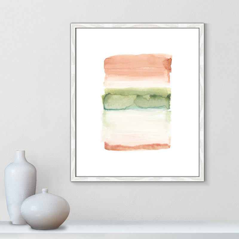 Skye II - Cadre photo, reproduction d'art sur papier, Papier encadré blanc, H 25,5 po x l 21,5 po x P 0,75 po