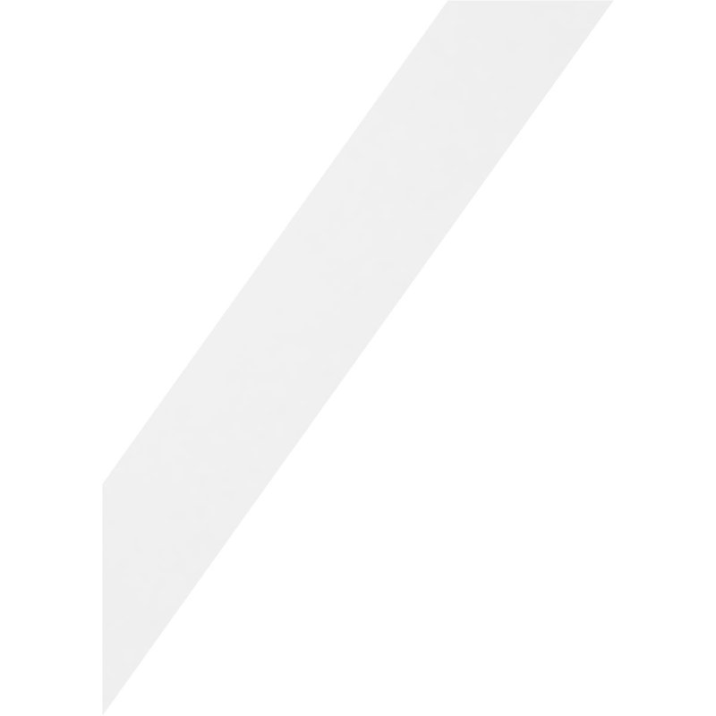 Support de genou traditionnel en PVC de qualité architecturale, H 14 po x l 3 po x P 10 po
