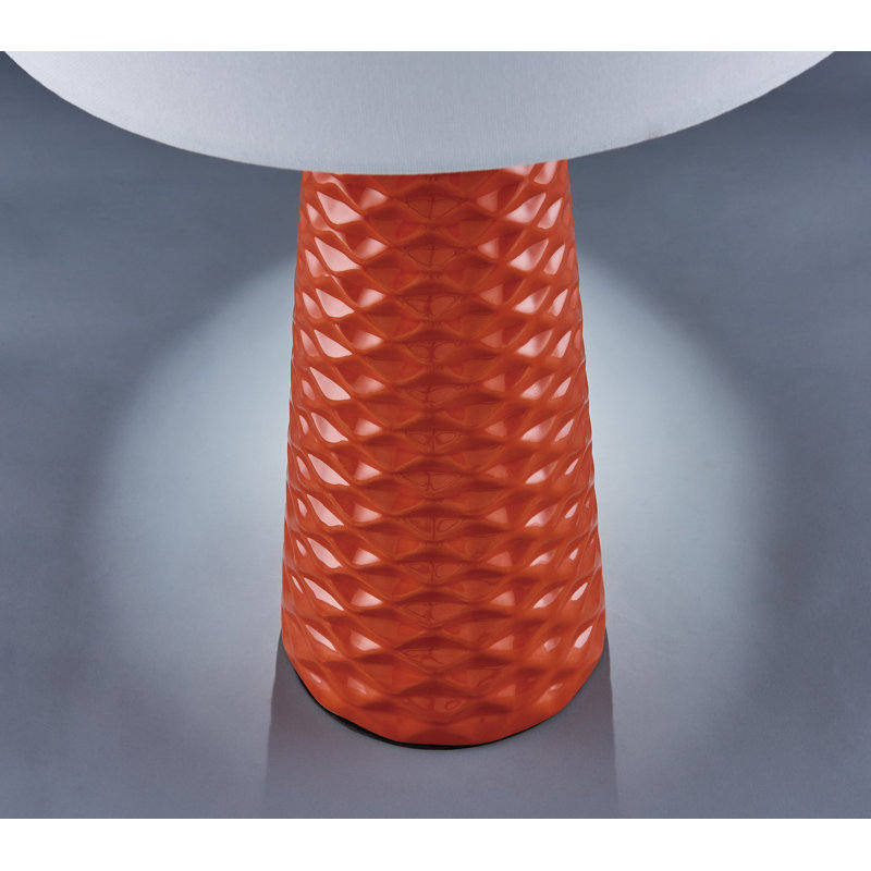 Aria Ceramic Lamp, Orange