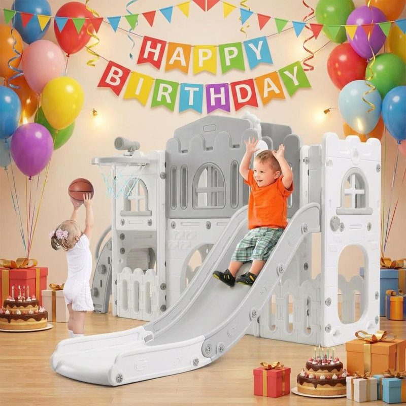 Espiron Optimum 180cm W Freestanding Slide, Grey