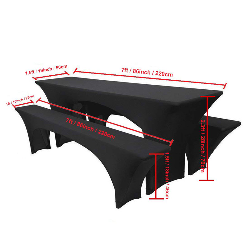 Ebrahima Tablecloth, Black