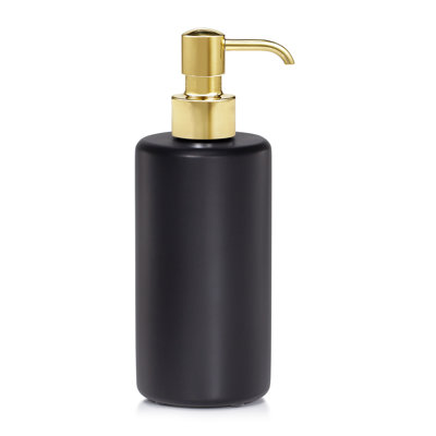 Domus Black Matte Soap / Lotion Dispenser