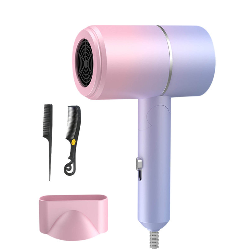 Sèche-cheveux hai bleu clair dégradé pour cheveux, Mauve