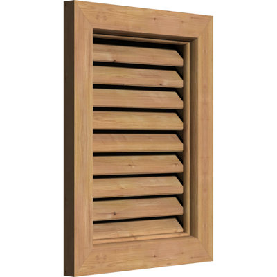 Évent vertical à pignon vertical en bois