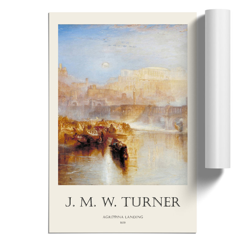 Agripina Print by Joseph Mallord William Turner - Frameless Print, 30cm H x 21cm W x 0.1cm D