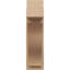 Bois de cèdre brut Funston Block TimberThane Perspector, brun clair apprêté-89129049