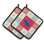 Ensemble de cuisinier poignée 2 pièces caroline trésors paradise fish love