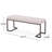 Upholstered Button Tufted Bench,Bronze-1110612886