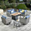 Ensemble de conversation modulaire avec coussins Hop-98193247-98495019