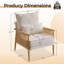 Chaise avec accoudoirs Masson Chenille-614586238