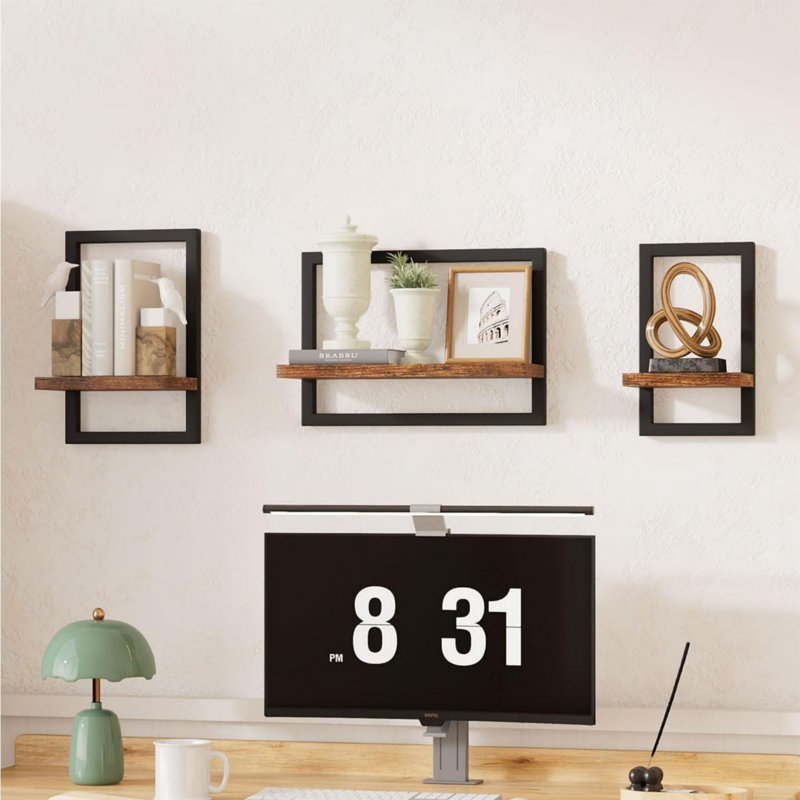 40cm W Metal Wall Mounted Shelving Unit