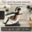 Leather Power Reclining Heated Massage Chair-1224856835