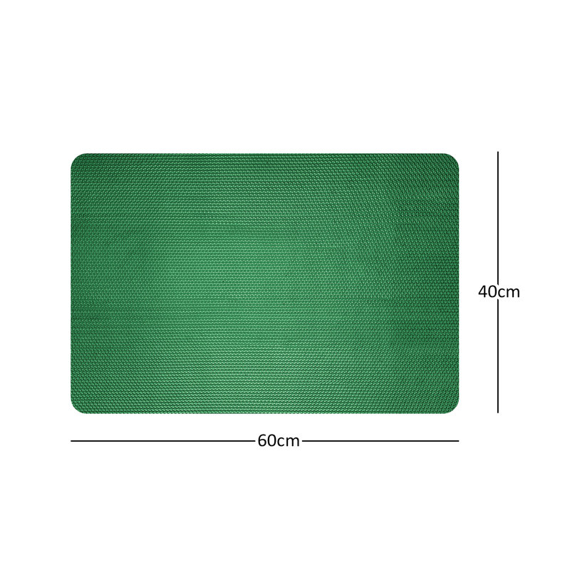 Plastic / Acrylic Shower Mat, 40cm, 60cm, Blue/Green