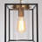 1-Light Kitchen Island Pendant  With Lantern Geometric Shape Dimmable