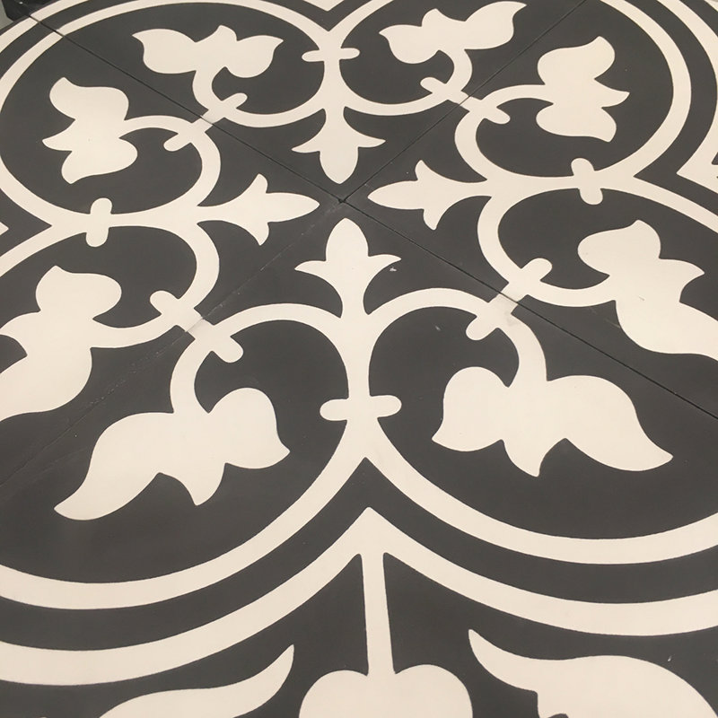Cemento 8" x 8" Cement Patterned Wall & Floor Tile, Cordoba