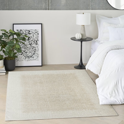 Abstract Machine Made Area Rug