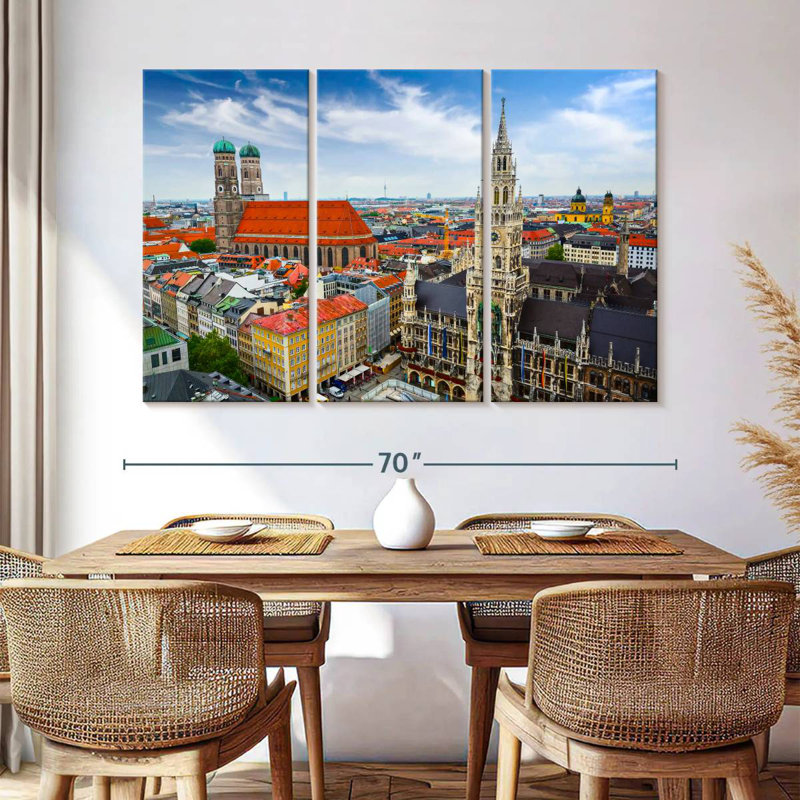 Paysage urbain du camion R munich, H 42 po x l 65 po