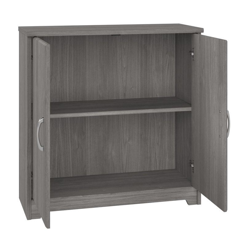 Armoire d'appoint 29,72 po de large Eivan, Gris moderne