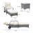 Aeri 793.55cm Long Reclining Double Chaise with Cushions and Table-1687164176