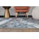 Willington Abstract Gray/Blue/White Rug
