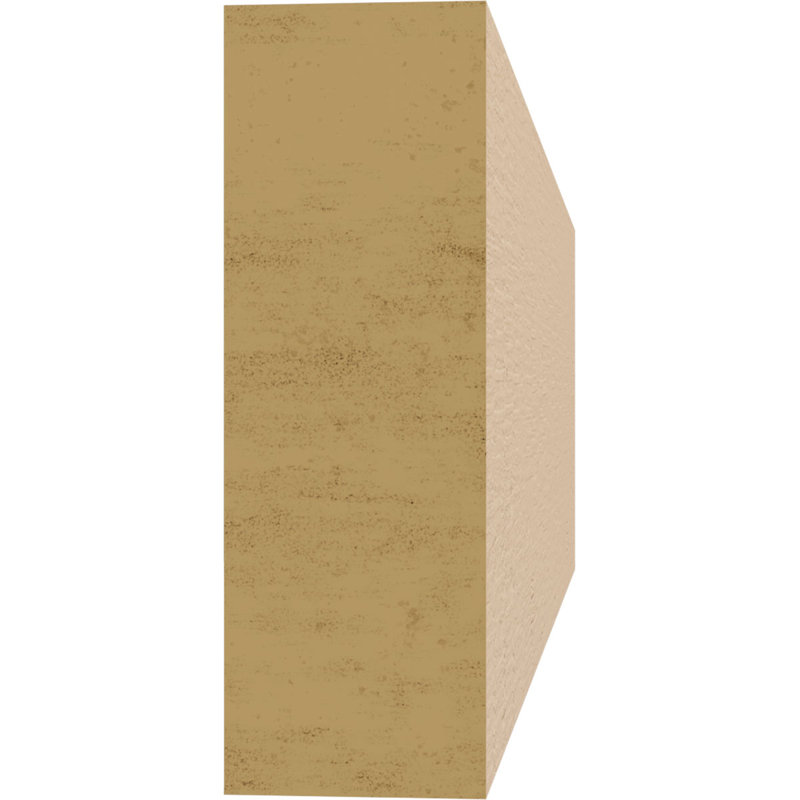 Queue de chevron en faux cèdre Timberthane, l 2 po x H 6 po x L 20 po, brun clair, H 5 po x l 23 po x P 9 po
