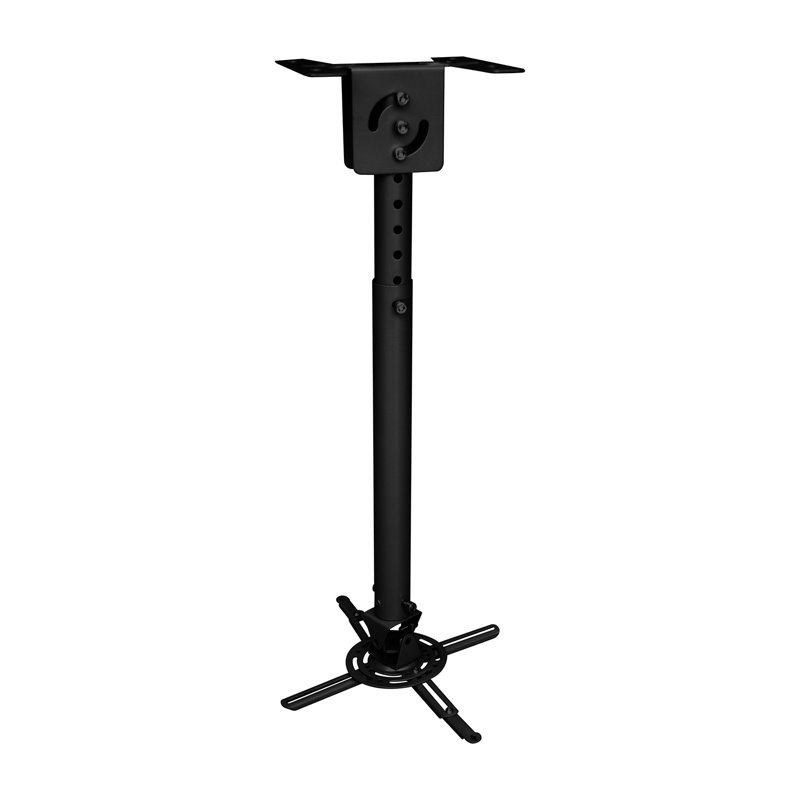 ProMounts Premium Universal Extended Overhead Ceiling Projector Mount, Supports up to 22lbs