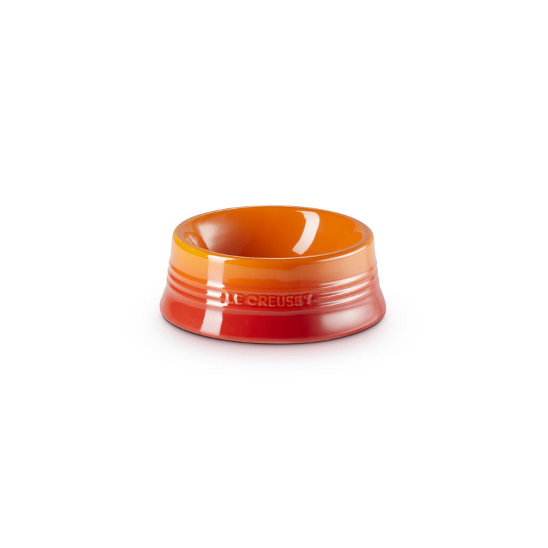 Le Creuset Stoneware Medium Pet Bowl, Orange