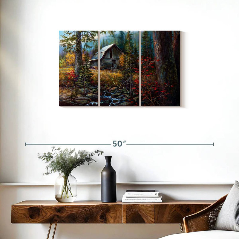 Lilie Burma Barn, 20" H x 33" W